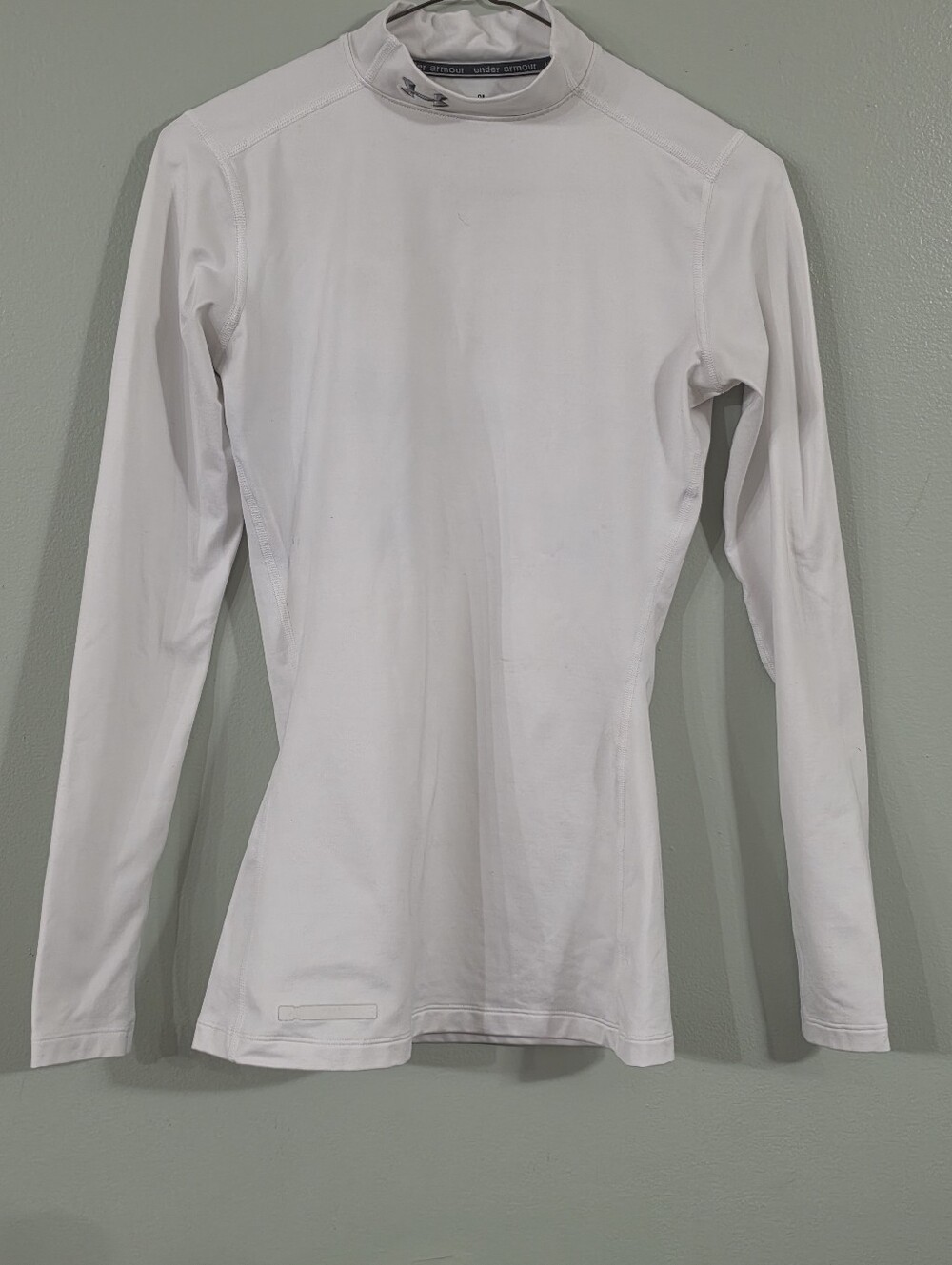 ❄️ Under Armour Women’s ColdGear Fitted Mock Neck Long Sleeve Top - White ❄️